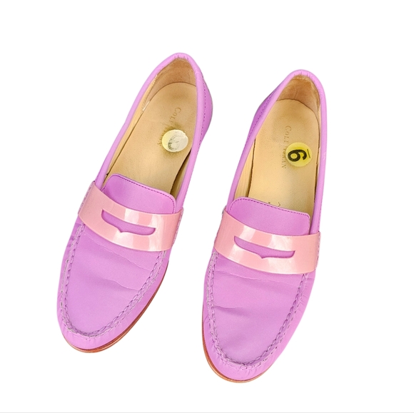 Cole Haan Monroe Nantucket Women's Lavender Lilac Moc Toe Driving Shoes 9B - Picture 2 of 8